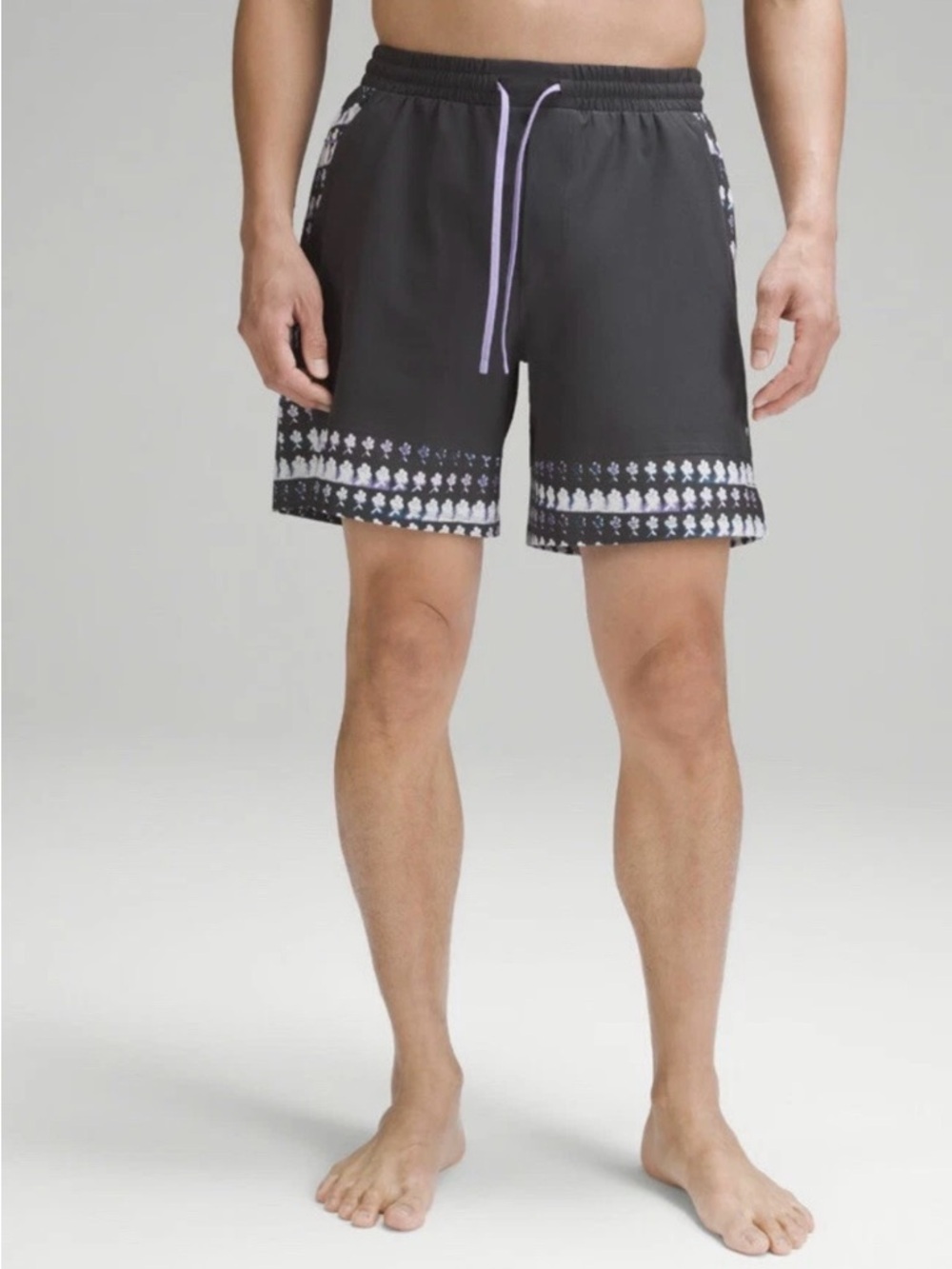 Lululemon Men’s Pool Shorts, 7” inseam, Graphite Grey, Size Large